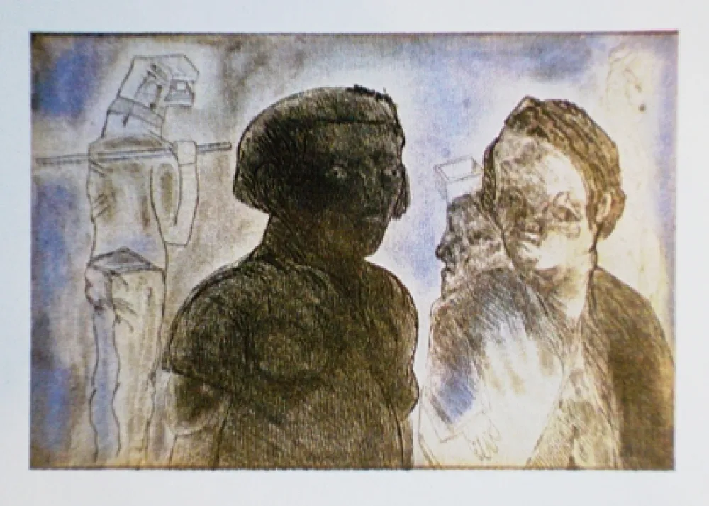 Aguafuerte Y Aguatinta Cuevas - Pescadores de Blanes