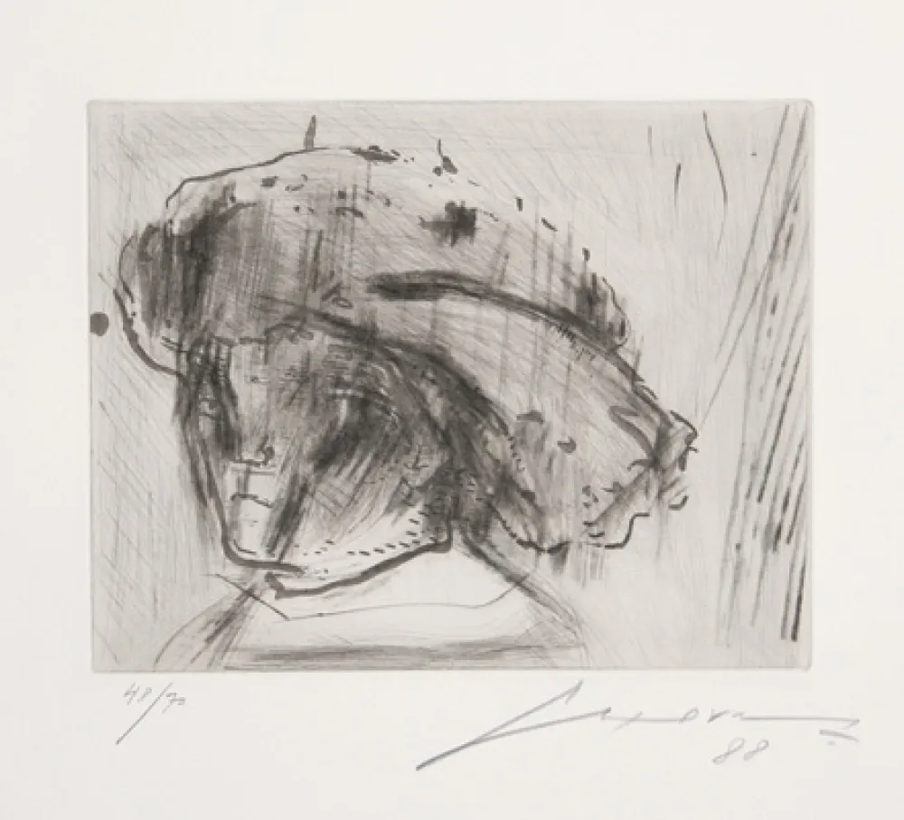 Aguafuerte Y Aguatinta Cuevas - Portrait of Rembrandt as a Child