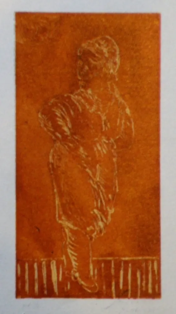 Aguafuerte Y Aguatinta Cuevas - Prostituta