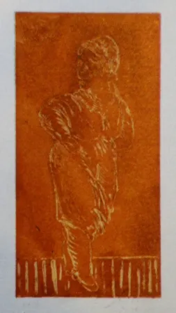 Aguafuerte Y Aguatinta Cuevas - Prostituta