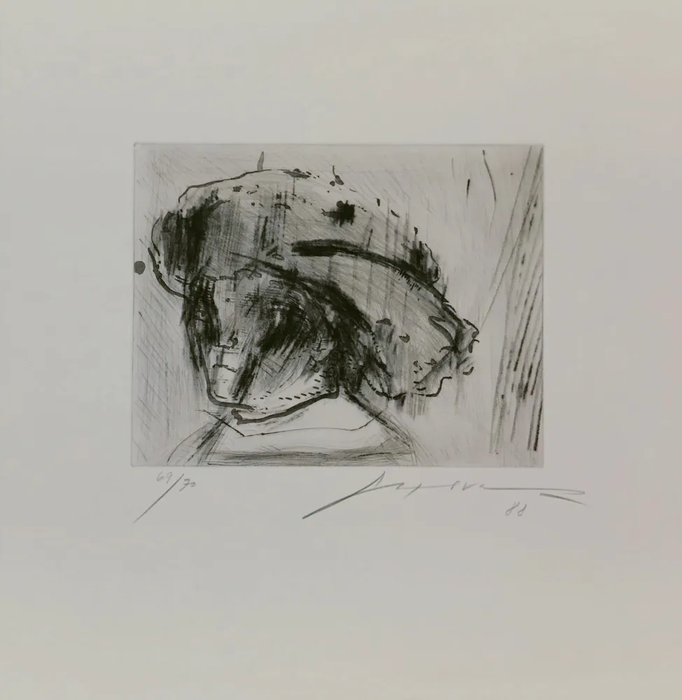 Grabado Cuevas - REMBRANDT AS A CHILD