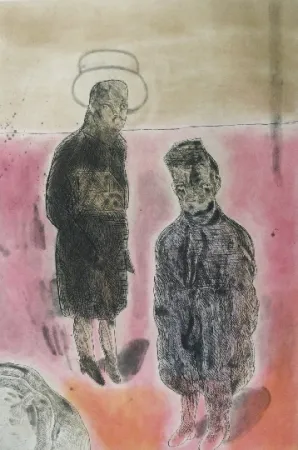 Aguafuerte Y Aguatinta Cuevas - Travestistas