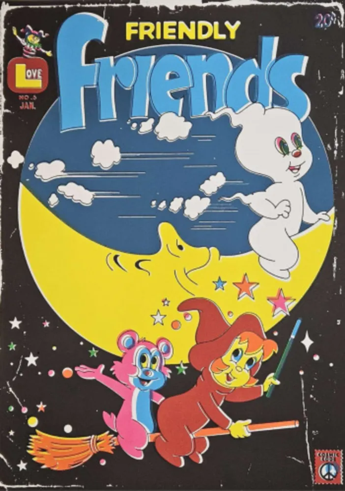 Litografía Dabs - Friendly friends