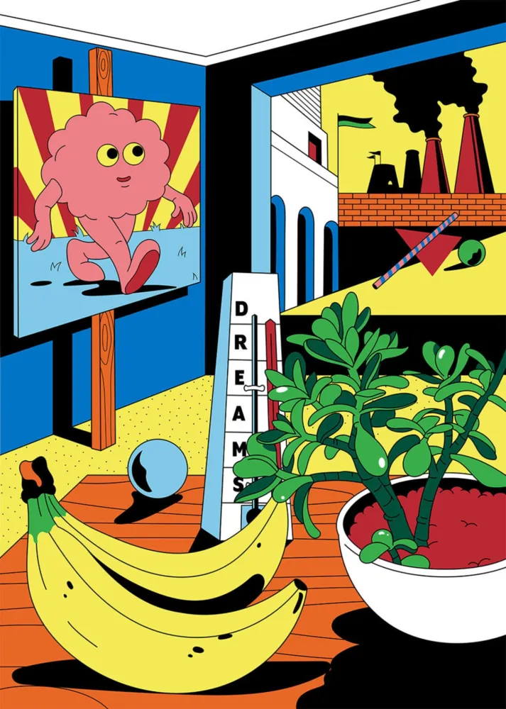 Litografía Dabs - Metaphysical Interior