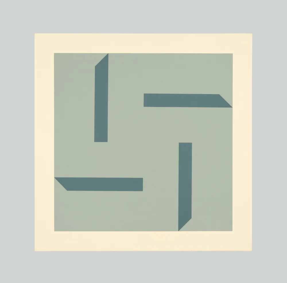 Serigrafía Dadamaino - Composizione