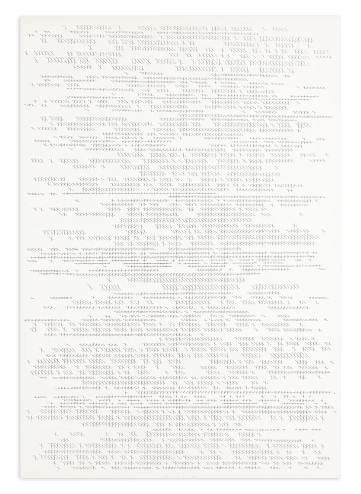 Litografía Dadamaino - Senza titolo