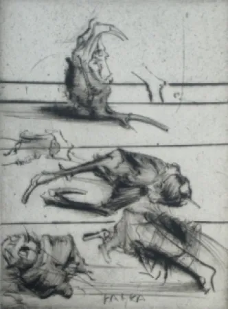 Aguafuerte Dado - Kafka