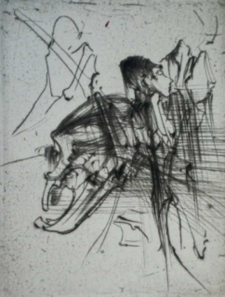 Aguafuerte Dado - Sans titre 