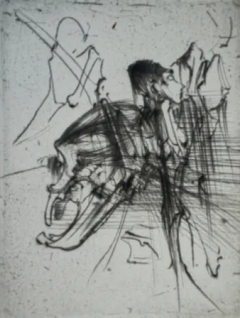 Aguafuerte Dado - Sans titre 