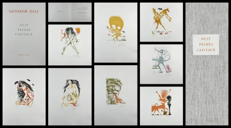 Grabado Dali - 8 Mortal Sins Suite