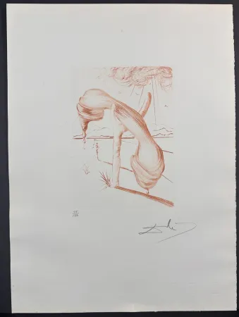 Grabado Dali - Album Soft Telephone