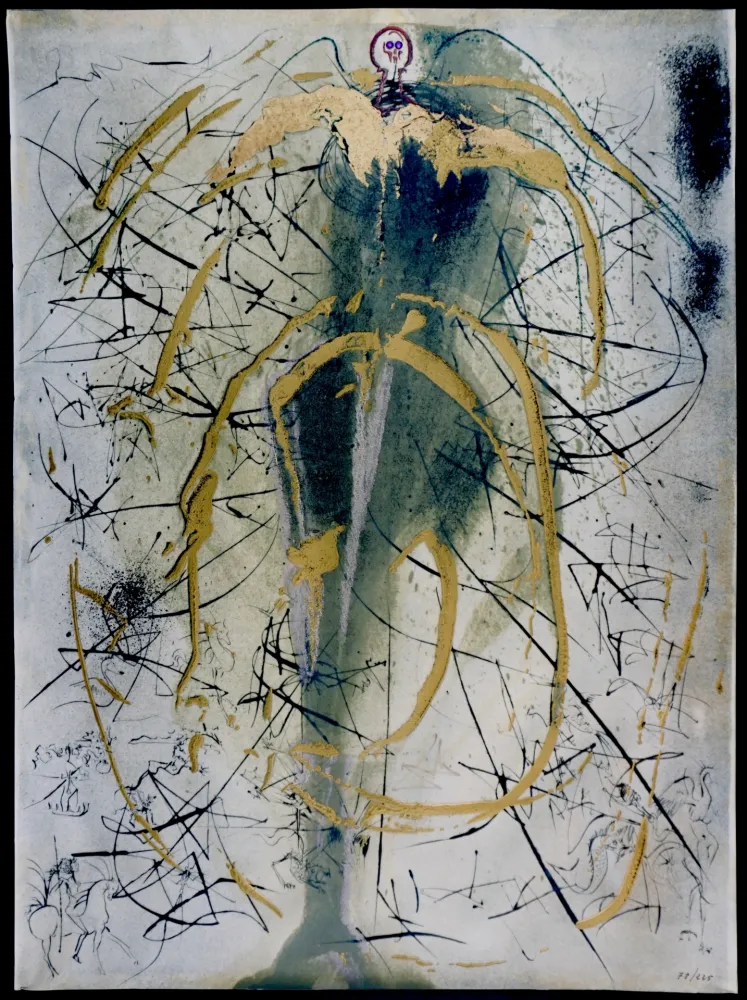 Grabado Dali - Alchimie des Philosophes The Angel of Alchemy