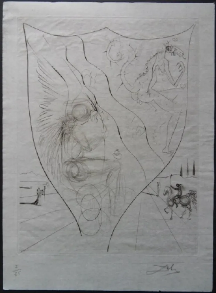 Aguafuerte Dali - Alexis - Etat Chine