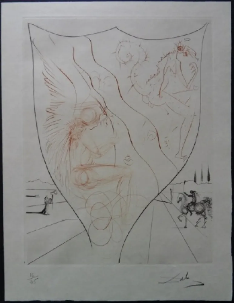 Aguafuerte Dali - Alexis - Etat Japon