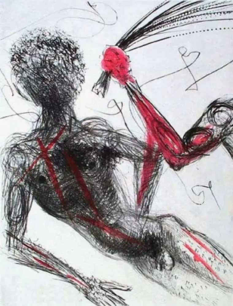 Grabado Dali - Allee des verges