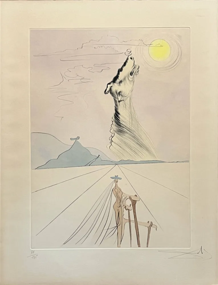Aguafuerte Dali - Benjamin