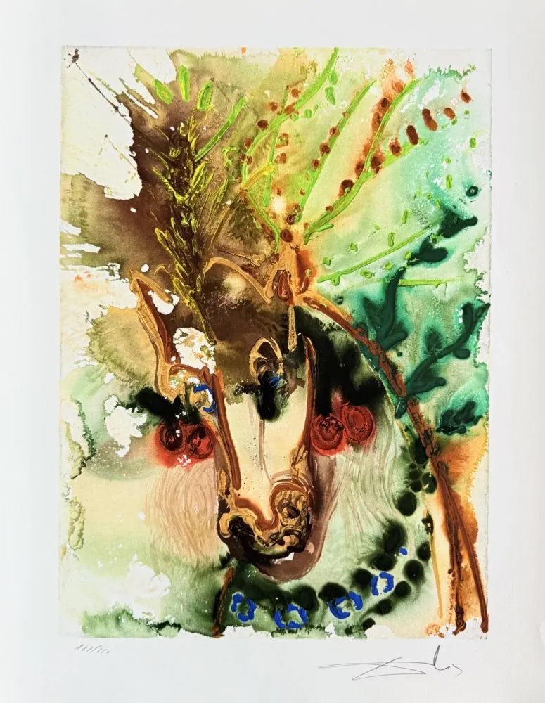 Litografía Dali - Bucéphale