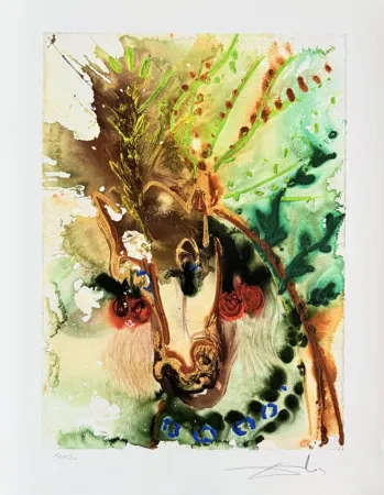 Litografía Dali - Bucéphale