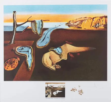 Litografía Dali - Changes in Great Masterpieces Persistence de la Memoire