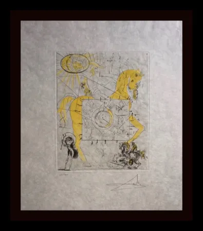 Grabado Dali - Chevalier Royal de L'Apocalypse