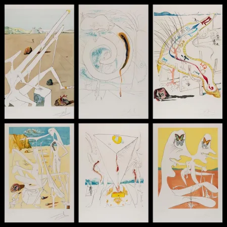 Grabado Dali - Conquest of Cosmos Suite 1