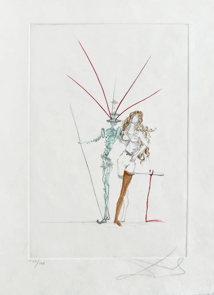 Grabado Dali - Couple Frontispiece
