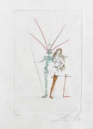 Grabado Dali - Couple Frontispiece