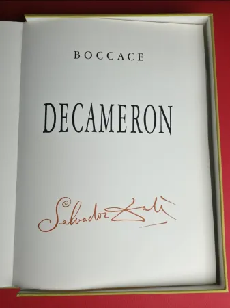 Libro Ilustrado Dali - Decameron 1972 - E.A copy from Rigal archive