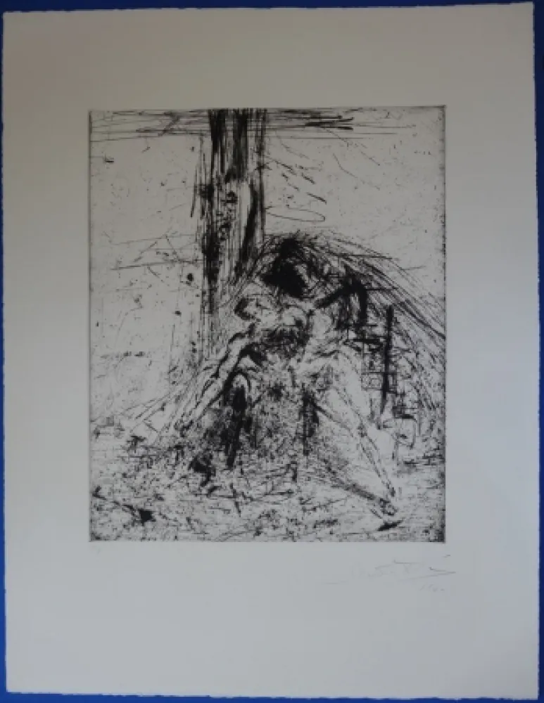 Aguafuerte Dali - Déposition de Croix