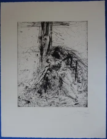 Aguafuerte Dali - Déposition de Croix