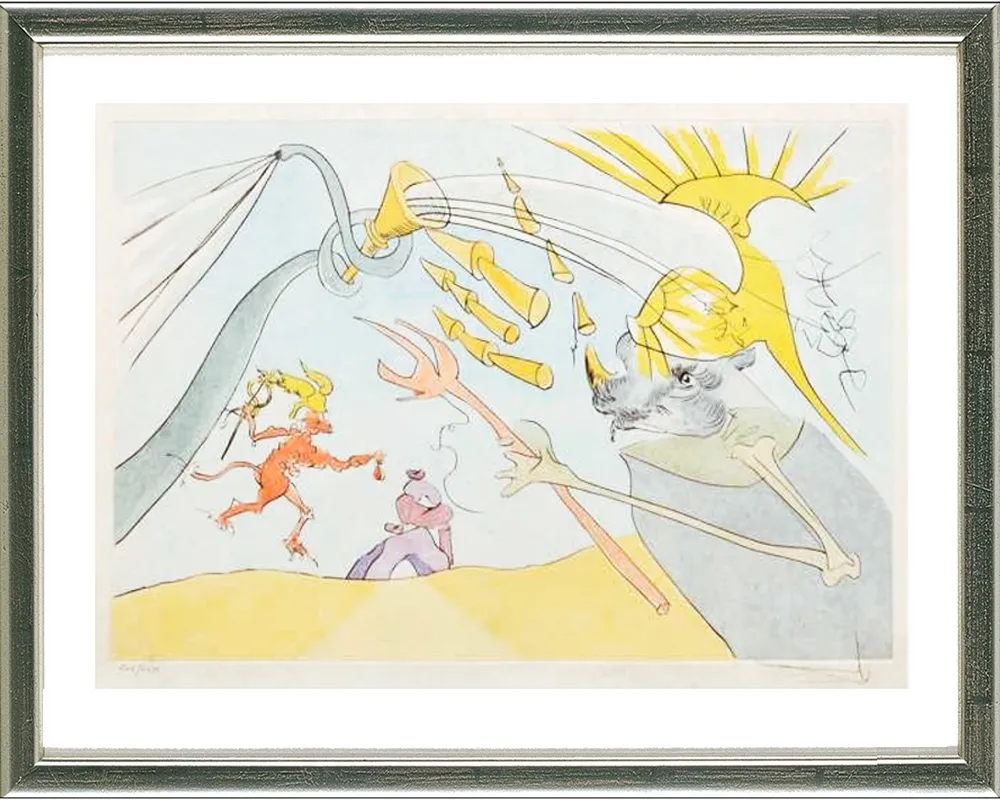 Punta Seca Dali - Der Elefant und der Affe Jupiters /  The elephant and Jupiter's monkey