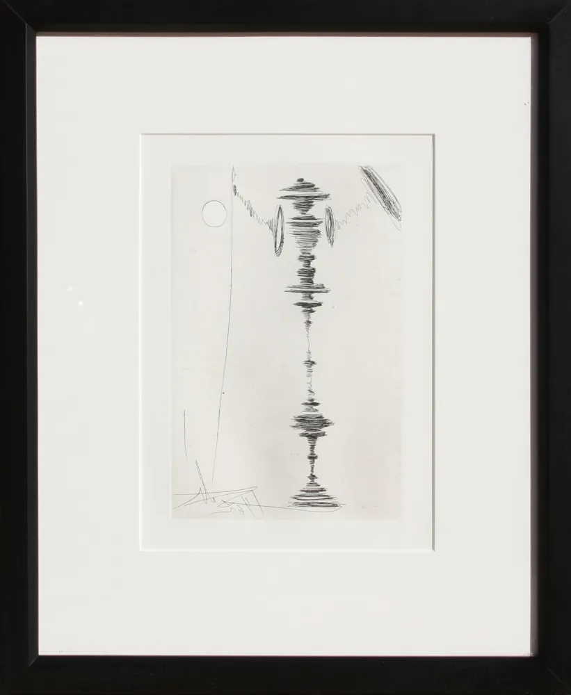 Grabado Dali - Deux Fatraises (Spinning Man)