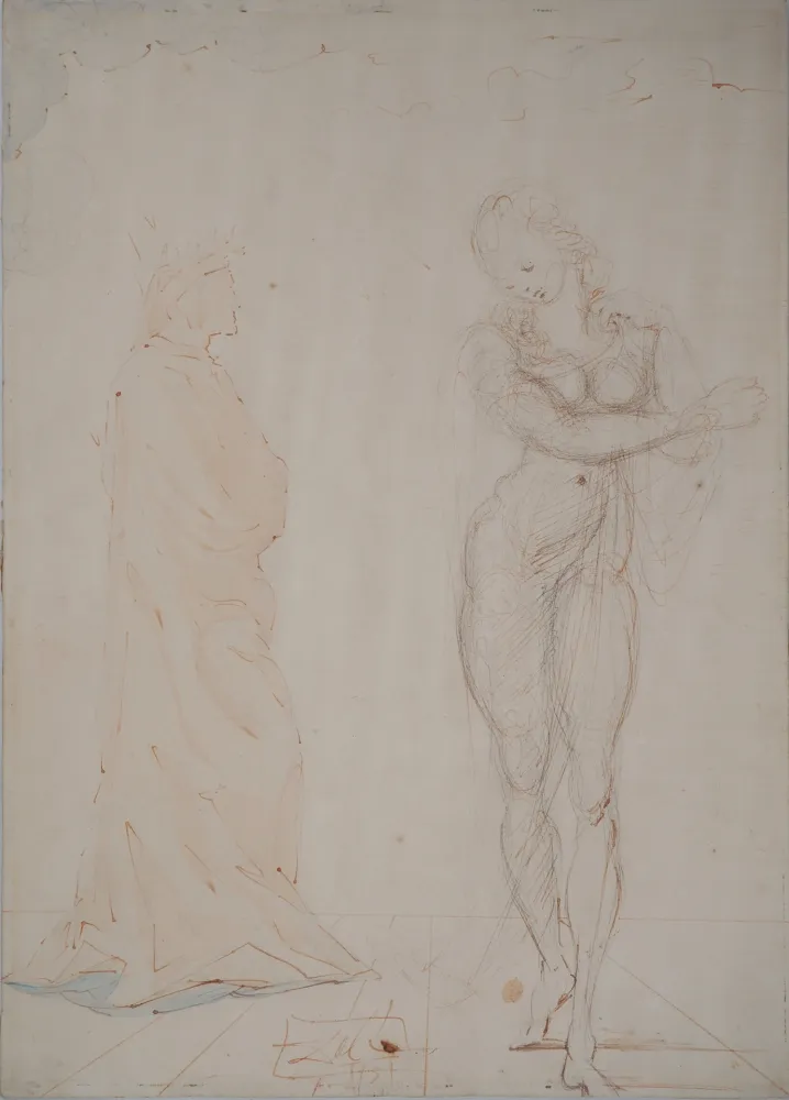 Sin Técnico Dali - Divine Comédie : Dante et Béatrice