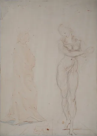 Sin Técnico Dali - Divine Comédie : Dante et Béatrice