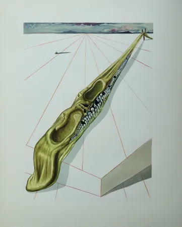 Grabado En Madera Dali - Divine Comédie, Enfer 14, Les blasphémateurs