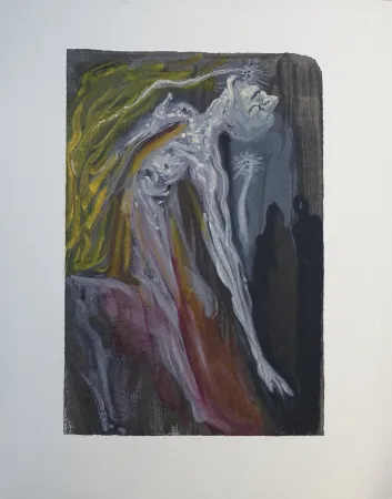 Grabado En Madera Dali - Divine Comédie, Enfer 9, Les furies