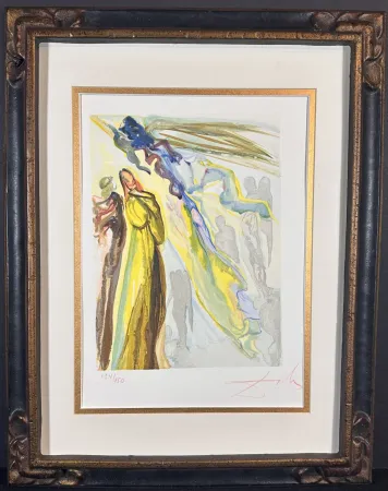 Grabado En Madera Dali - Divine Comedy Heaven Canto 11