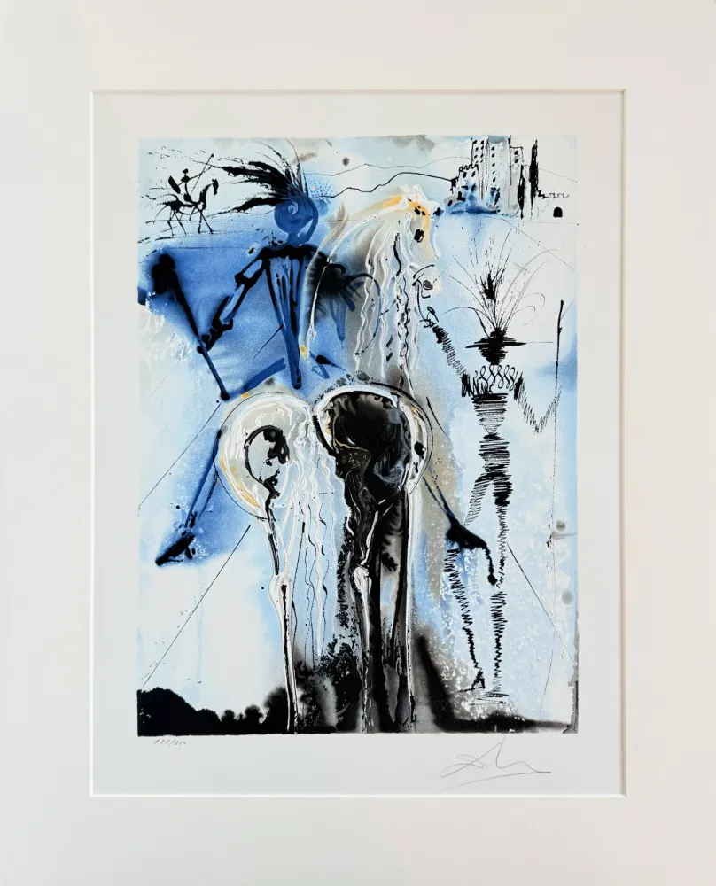 Litografía Dali - Don Quichotte
