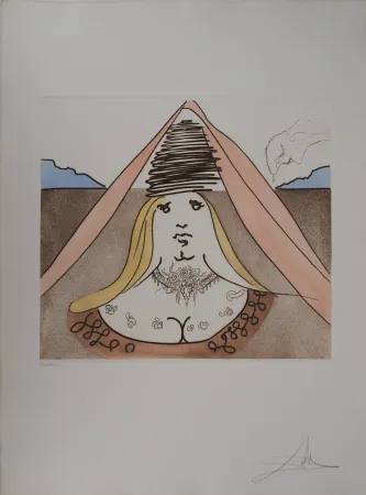 Grabado Dali - Don Quichotte, la Dulcinée