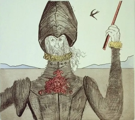 Aguafuerte Y Aguatinta Dali - Don Quijote