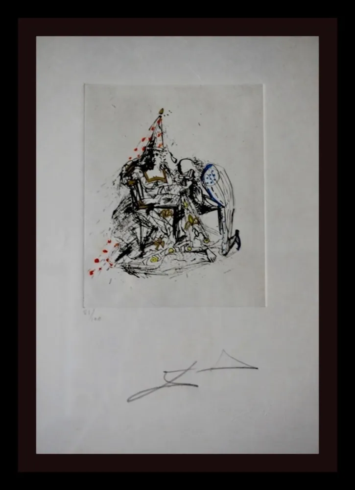 Grabado Dali - Fantômes Le Soupirant