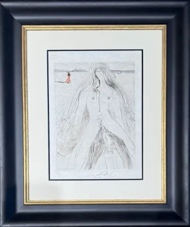 Grabado Dali - Femme à cheval