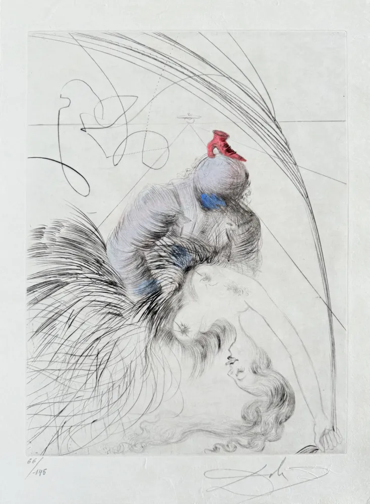Grabado Dali - Femme à la chaussure
