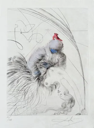 Grabado Dali - Femme à la chaussure