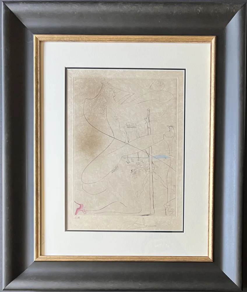 Múltiple Dali - Femme à le béquille ( Woman with Crutch ) 