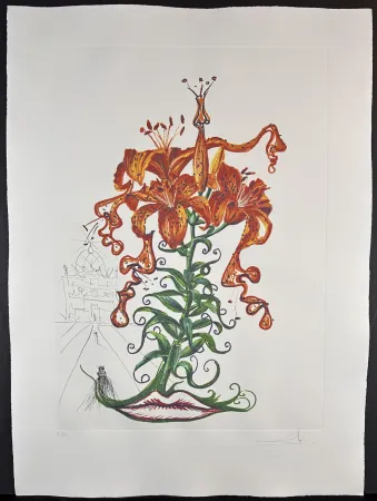Grabado Dali - Florals Tiger Lilies