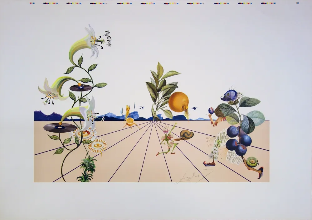 Litografía Dali - Flordali