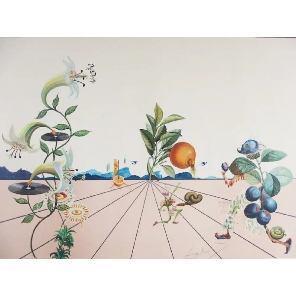 Litografía Dali - Flordali I