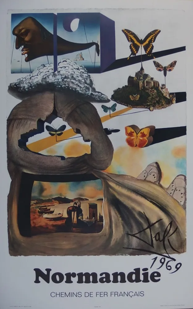 Grabado Dali - France : Normandie (SNCF)