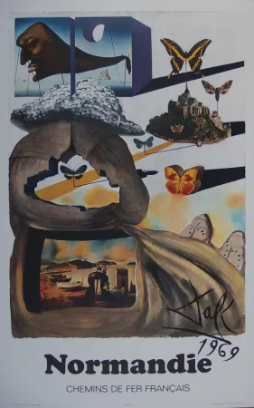 Grabado Dali - France : Normandie (SNCF)
